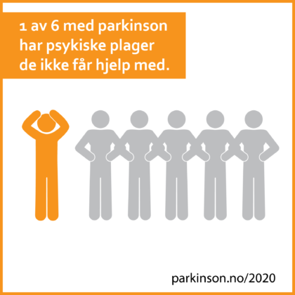 1 av 6 med parkinson har psykiske plager de ikke får hjelp med.